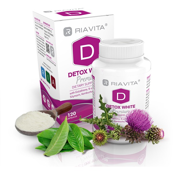 Riavita Detox Premium White - Thải độc thanh lọc cấp cao | Trắng da và giảm mỡ